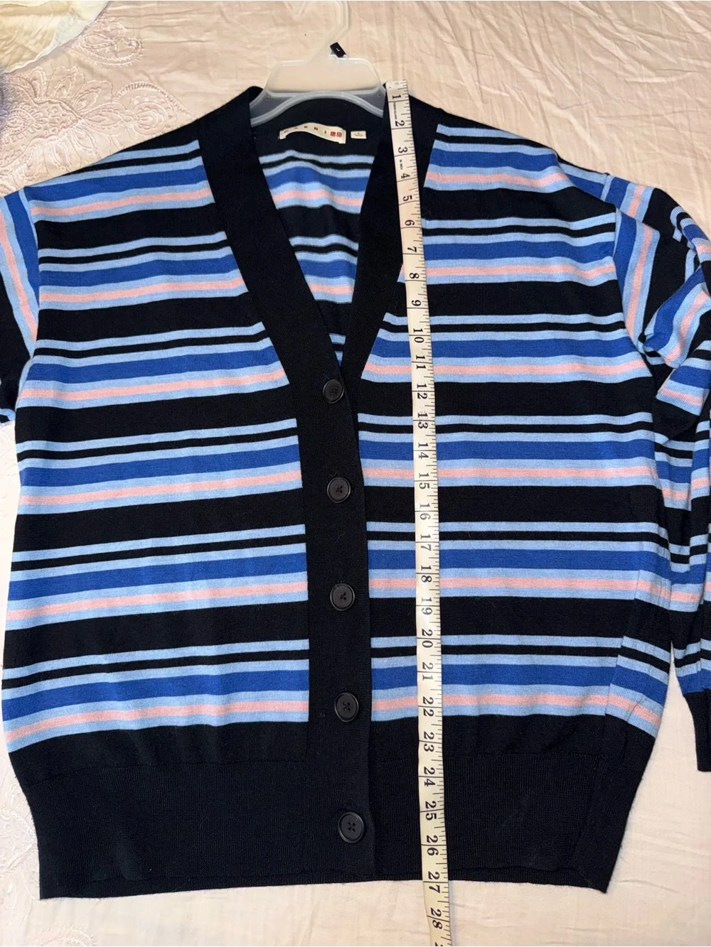 Marni x UNIQLO Two Piece Set Striped Knit Cardigan + Skirt Size S